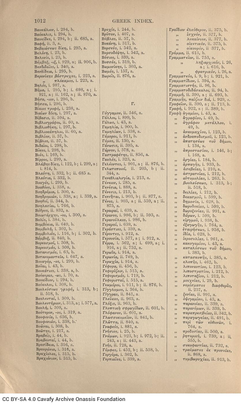 24,5 x 15 εκ. 4 σ. χ.α. + [VI] σ. + 1072 σ. + 2 σ. χ.α., όπου στο verso του εξωφύλλου ίχνος